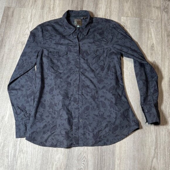 Roper Wear the West Womens Medium Western Paisley Print Long Sleeve Shirt - Picture 1 of 4